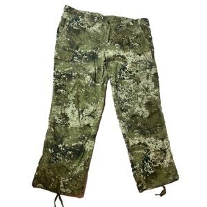 Vintage Camo Pants 2XL Y2K Hunting Camouflage Red Head Silent Hide XXL Ankle Tie